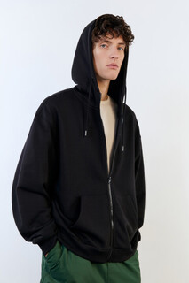 толстовка мужская Худи на молнии oversize с капюшоном Befree