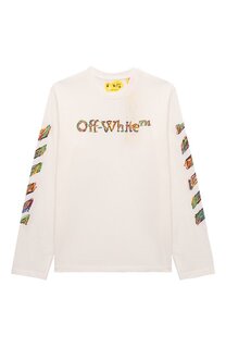 Хлопковый лонгслив Off-White