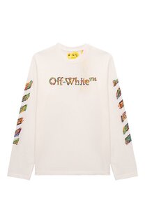 Хлопковый лонгслив Off-White