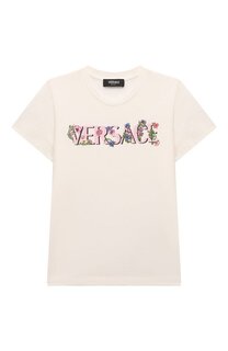 Хлопковая футболка Versace