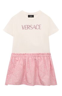 Хлопковое платье Versace