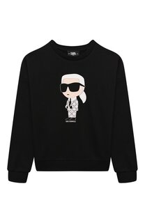 Хлопковый свитшот Karl Lagerfeld Kids