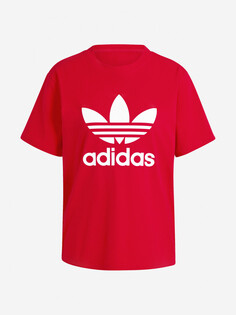 Футболка женская adidas, Красный
