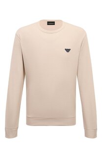 Хлопковый свитшот Emporio Armani