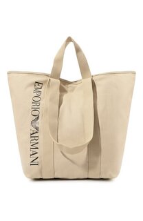 Текстильная пляжная сумка Emporio Armani