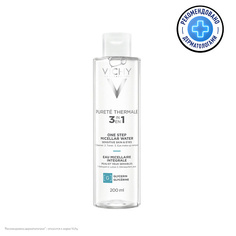 VICHY Purete Thermale Мицеллярная вода для снятия макияжа с чувствительной кожи лица и вокруг глаз