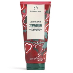 Гель для душа THE BODY SHOP Отшелушивающий гель-скраб для душа Strawberry 200.0