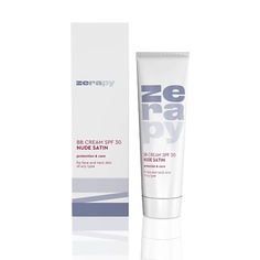 BB крем для лица ZERAPY ВВ КРЕМ SPF 30 НЮД САТИН, для увлажнения, тонирования и защиты кожи любого типа 50.0
