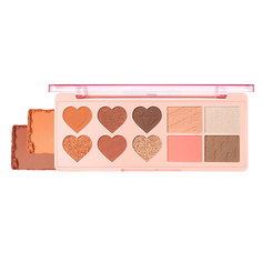 Палетка PINK FLASH Мульти-палетка 4в1 (Тени для век + Бронзер + Хайлайтер + Румяна)