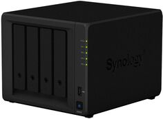 Сетевое хранилище Synology DS418 4x3.5/2.5" HDD/SSD SATA, RAID 0/1/5/6/10/JBOD, 2хGbLAN, 3xUSB3.0, без HDD