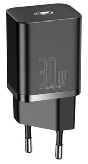 Зарядное устройство сетевое Baseus CCSUP-J01 Super Si Pro Quick Charger USB-C, 30W Black