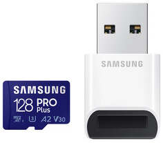 Карта памяти MicroSDXC 128GB Samsung MB-MD128KB/WW PRO Plus + USB Reader, U3, A2, V30