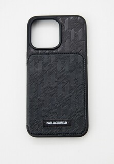 Чехол для iPhone Karl Lagerfeld 15 Pro Max, с кардслотом-подставкой