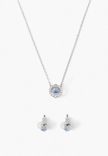 Колье и серьги Swarovski® Sparkling Dc, с родиевым покрытием