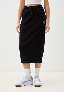 Юбка PUMA Classics Ribbed Midi Skirt
