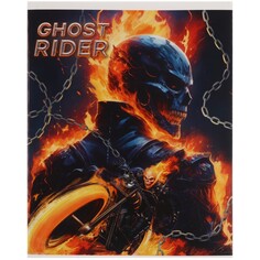 Тетрадь 48 листов в клетку, картонная обложка, мстители Marvel