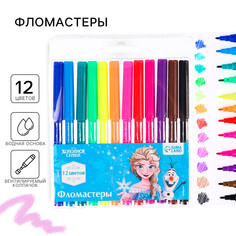 Фломастеры, 12 цветов, Disney