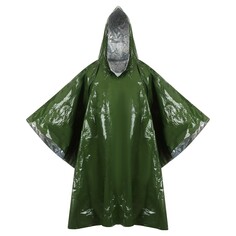 Дождевик maclay, фольгированный, 100х125 см, цвет хаки