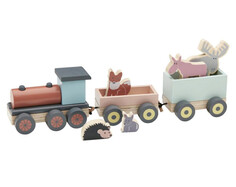Деревянные игрушки Деревянная игрушка Kids Concept поезд с животными серия Edvin