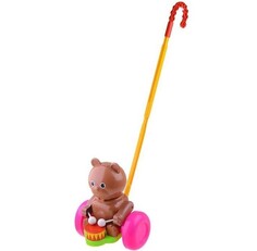Каталки-игрушки Каталка-игрушка Форма Мишка-барабанщик в сетке