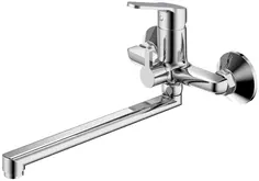 Смеситель для ванны Splenka S07.22 универсальный, с душевым гарнитуром, хром