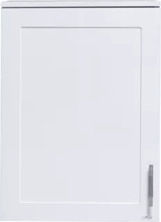 Шкаф одностворчатый Misty Купер П-Куп08050-031Л 49,8x70,1 см L, белый матовый