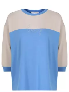 Футболка из вискозы и хлопка LE Tricot Perugia