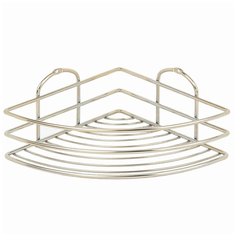 Полка угловая Teknotel 1 ярус 20x20x9 см золотистый