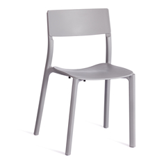 Стул ТС Lento Grey пластиковый серый 43х49х77 см TC
