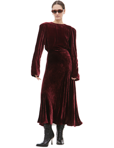 Комбинированное платье миди Quira