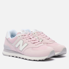 Женские кроссовки New Balance WL574EVP, цвет розовый