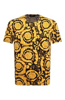 Хлопковая футболка Versace