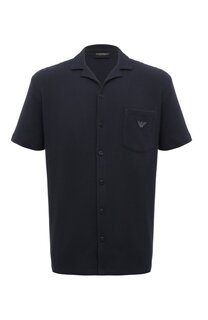 Хлопковая рубашка Emporio Armani