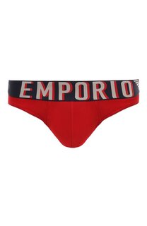 Хлопковые брифы Emporio Armani