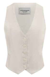 Льняной жилет Forte Dei Marmi Couture
