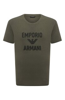 Хлопковая футболка Emporio Armani
