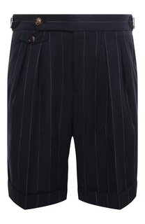 Шорты из хлопка и шерсти Brunello Cucinelli