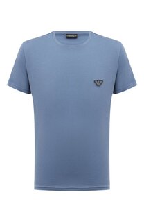 Хлопковая футболка Emporio Armani