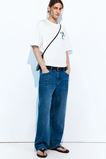футболка мужская Футболка oversize хлопковая с принтом Befree