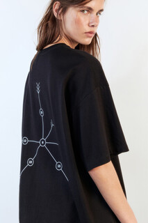 футболка женская Футболка oversize хлопковая с принтом Befree