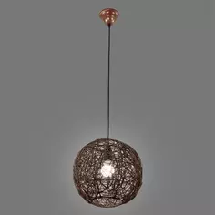 Подвесной светильник Vitaluce Sfera 1 лампа 3м² Е27 цвет коричневый