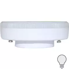 Лампа светодиодная GX53 220-240 В 6 Вт круг матовая 500 лм нейтральный белый свет Без бренда