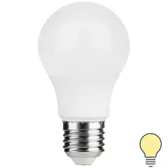 Лампа светодиодная E27 220-240 В 7 Вт груша матовая 600 лм теплый белый свет Без бренда