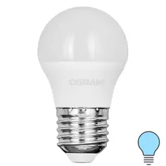 Лампа светодиодная Osram шар 5Вт 470Лм E27 холодный белый свет