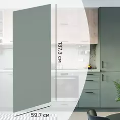 Фасад для кухонного шкафа София грин 59.7x137.3 см Delinia ID ЛДСП цвет зеленый