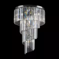 Люстра потолочная Louis 8 ламп 32 м² цвет серебристый/прозрачный Без бренда