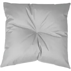 Подушка 45x45 см цвет светло-серый Linen Way