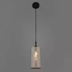 Подвесной светильник Vitaluce Мерида 1 лампа 3 м² цвет черный