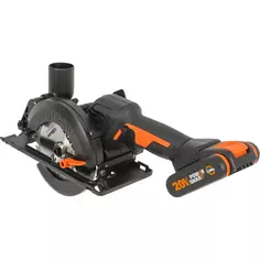 Пила циркулярная аккумуляторная Worx WT520WX, 20 В Li-ion 2 Ач, 120 мм