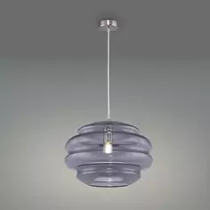 Светильник подвесной Ruche 1 лампа 4 м² цвет серебристый Без бренда